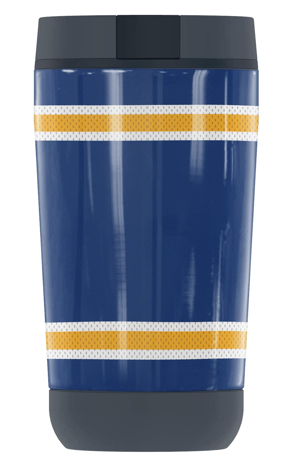 THERMOS California State University Bakersfield OFFICIAL Jersey Stripes GUARDIAN COLLECTION Stainless Steel Travel Tumbler, Vacuum insulated & Double Wall, 12 oz.