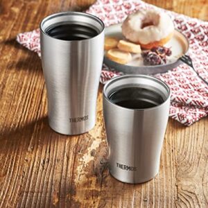 Thermos JDQ-400 S Vacuum Insulated Tumbler, 13.5 fl oz (400 ml), Stainless Steel