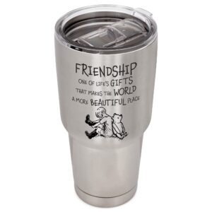 elanze designs friendship life's gifts winnie-the-pooh 30 ounce stainless steel travel tumbler