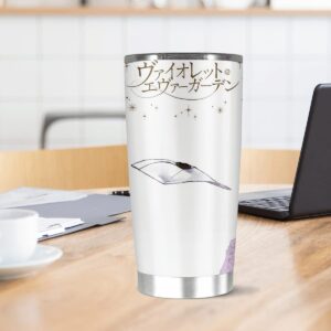 Tumbler Stainless Steel Insulated 20 Oz Violet Tea Evergarden. Wine Coffee Hot Cold Iced Cup Mug Suit For Home Office Travel