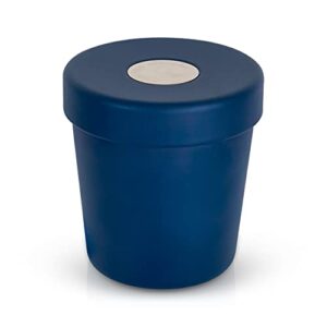 the ice cream canteen vacuum insulated double wall stainless steel thermos container for the pint of ice cream enjoy ice cream anywhere (blueberry blue)