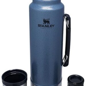 Stanley Classic Vacuum Insulated Wide Mouth Bottle - Hammertone Lake - BPA-Free 18/8 Stainless Steel Thermos for Cold & Hot Beverages - 1.5 QT