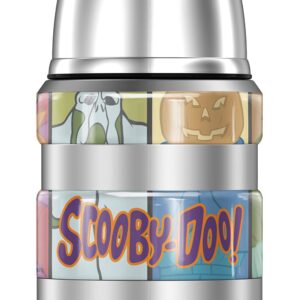 Scooby-Doo Bad Guys THERMOS STAINLESS KING Stainless Steel Food Jar with Folding Spoon, Vacuum insulated & Double Wall, 16oz