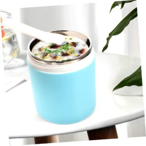 Zerodeko mini breakfast cup with soup containers insulated lunch containers food jar thermal cup stainless steel food containers mini food soup cup Thermal tank pp child insulation