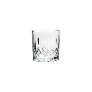 vikko whiskey glasses, set of 6 old fashioned glasses, 11.25 ounce capacity, elegant design, dishwasher safe
