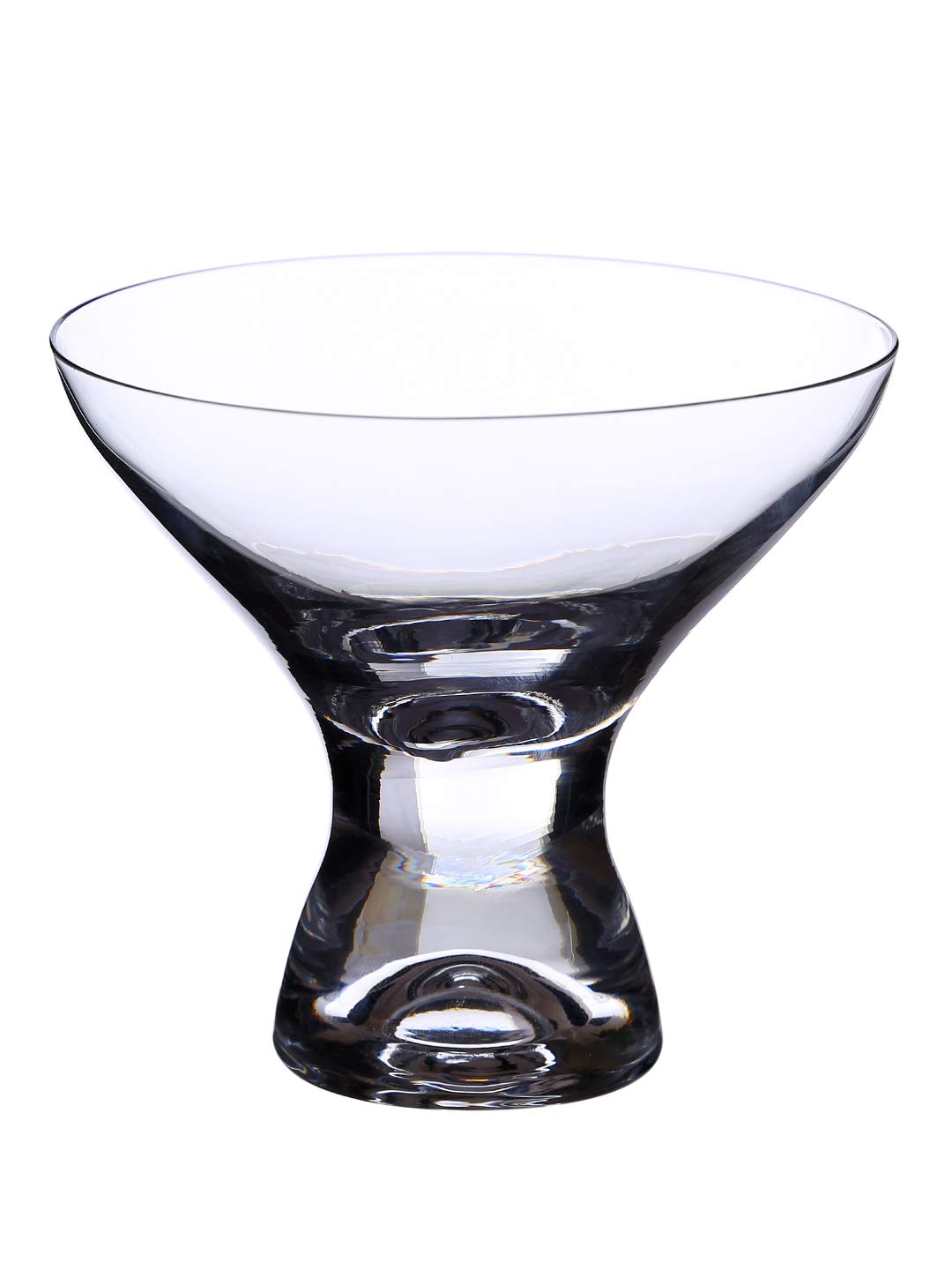 Red Vanilla Samba martini/Dessert Glass (Set of 6), 11 oz, Clear