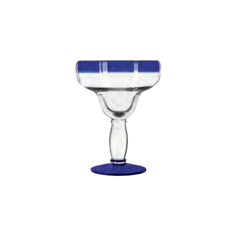 Libbey 92315 Aruba Blue Rim 16 Oz. Margarita Glass - 12 / CS