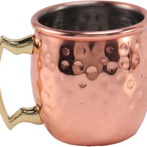 Slybar Mini 2-Ounce Stainless Steel Mug Espresso Mini Mugs Copper Plated Mugs 8