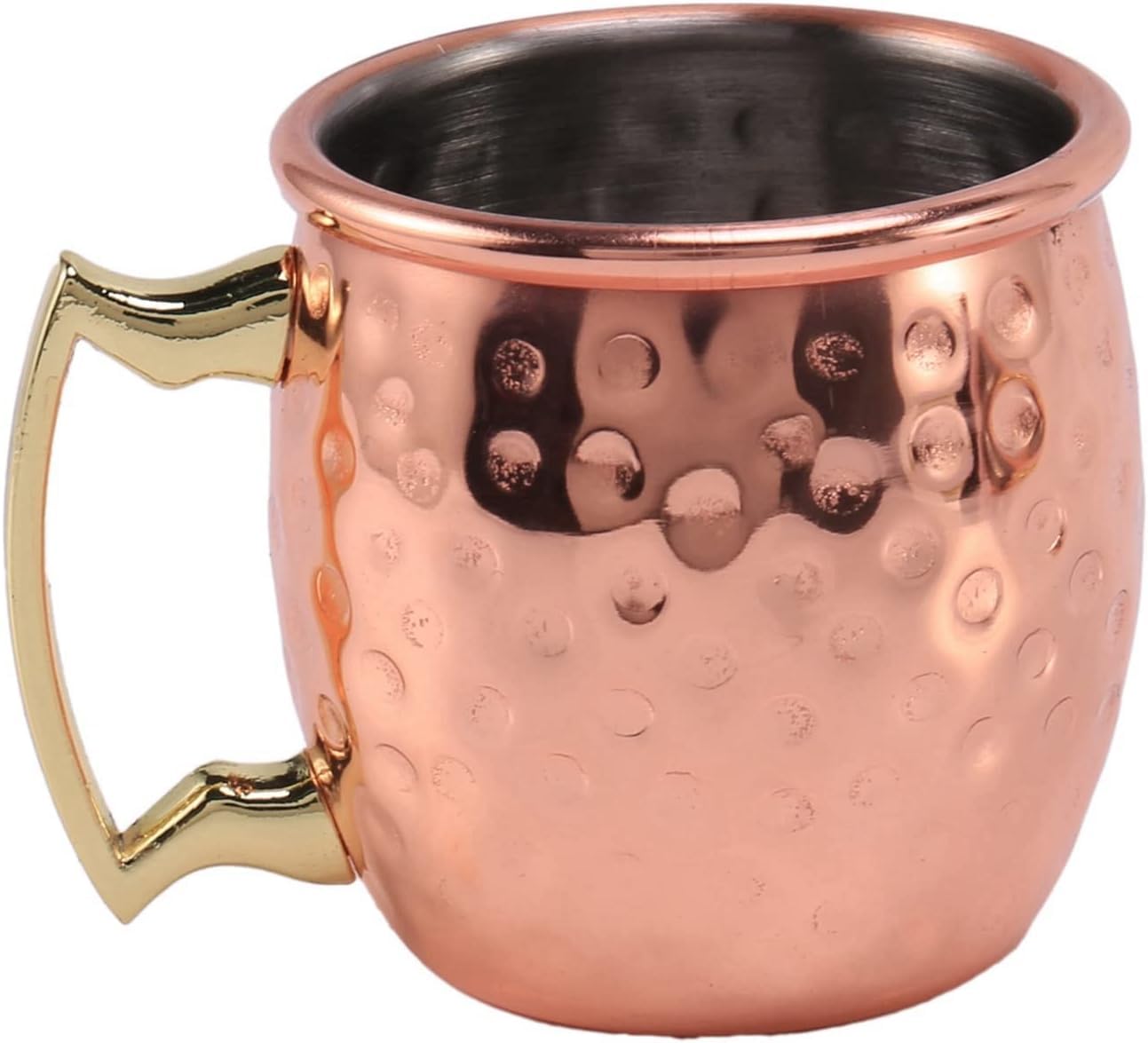 Slybar Mini 2-Ounce Stainless Steel Mug Espresso Mini Mugs Copper Plated Mugs 8