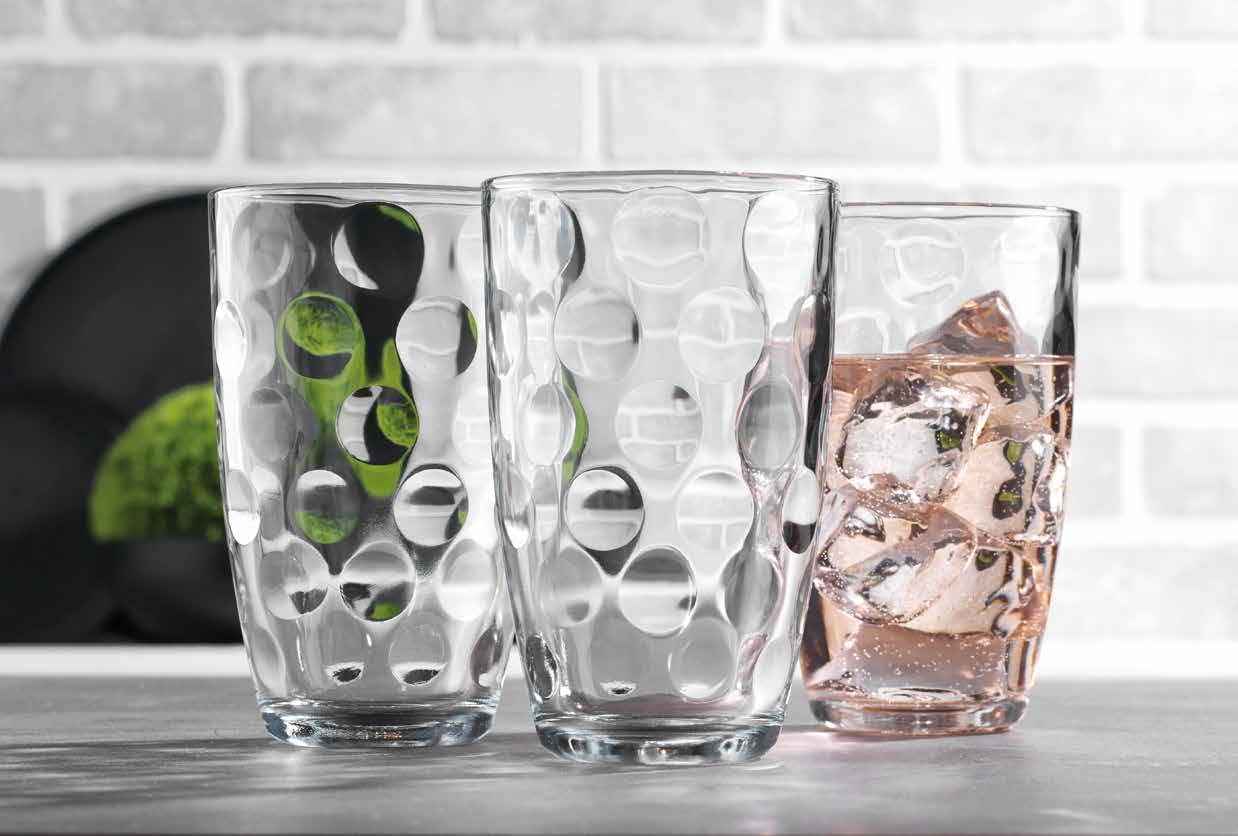 Glaver's Drinking Glasses Beer Pint 16 Oz. Glass Cups Set of 10, Tumbler Berverage Set. Collins Glasses for Water, Juice, and Coctails. Barware and Everyday Home Use. Dishwasher Safe.