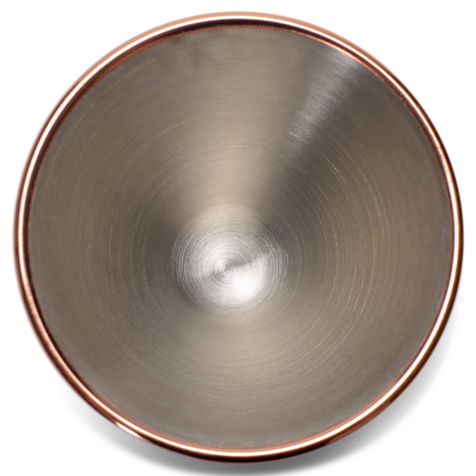 Cork Pops Reflective Copper Tone Stainless Steel Martini Cup Barware Accessory