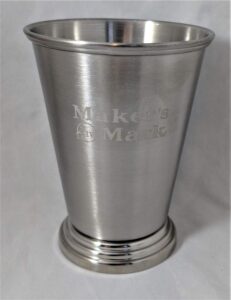 maker's mark signature julep cup - stainless steel