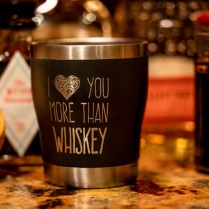 Tempercraft 10oz Vacuum Insulated Rocks Tumbler | Custom Personalized Laser Engraved Options | Stainless Steel, Double-Walled | Lowball Glass for Whiskey, Scotch, Bourbon (Metallic Copper - Blank)