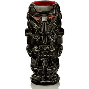 geeki tikis star wars: the mandalorian dark trooper ceramic mug | holds 18 ounce