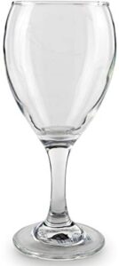 circleware vine wine glasses set of 4, all-purpose elegant entertainment party beverage glassware drinking cups for water, juice, beer, liquor, whiskey and bar dining decor gifts, 11.5 oz, clear