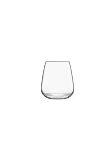 luigi bormioli talismano 15.25 oz glass, set of4 double old fashion drinkware, 450ml, clear