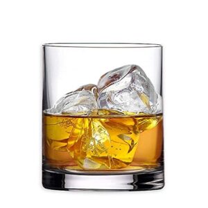 Waterford Marquis Personalized Moments 18.6oz Double Old Fashioned Whiskey Glasses, Set of 4 Custom Engraved Crystal Rocks Glasses for Bourbon, Scotch, Liquor, Home Bar Accessories