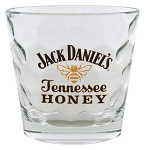 m. cornell importers 5258 jack daniel's tennessee honey dof glass, 1 count (pack of 1)
