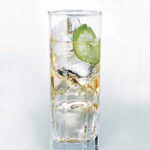 サントリーマーケティング Suntory Marketing 049-24 Zombie Glass, Clear, 10.1 fl oz (305 ml), Octagon, Made in Japan, Pack of 6