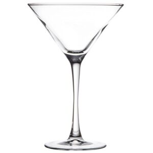 cardinal cocktail/martini glass clear, 7.5 oz., 4.5" top diameter x 3" bottom diameter x 6.75" height, 12/case