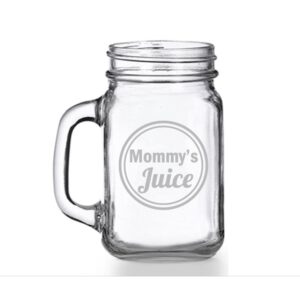 mommy's juice mason jar mug
