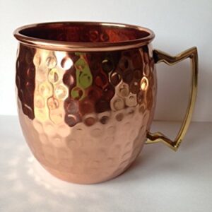 Moscow Mule Mug, Hammered, 16oz