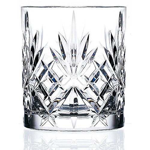 Lorenzo Melodia 6- Piece Double Old Fashioned Crystal Glasses Set