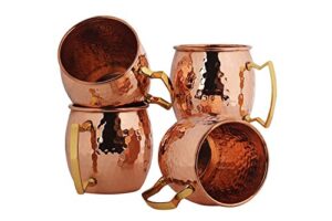bonbon luxury moscow mule copper/nickel mug cup 4 pack new (copper)
