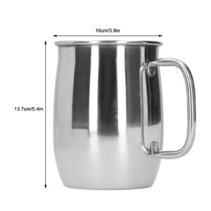 Yosoo 1000ml Stainless Steel Wine Bar Beer Mug,Water Cup with Handle, Portable Coffee Cup Drinkware,Large Capacity Beer Bar Supplies