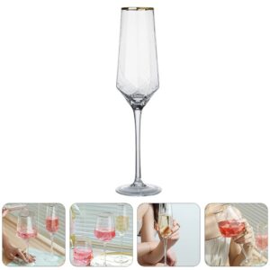 BESTOYARD Glassware Champagne Goblets Martini Wine Glass Cups Elegant Flutes Cocktail Flute Mixing Goblet Cups Cocktail Highball Glasses for Wedding Anniversary 300ml Martini Tumbler