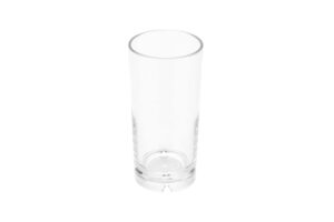 g.e.t. 9-1-san-cl-ec cheers bpa-free plastic highball glasses, 9 ounce, clear, small (set of 4)
