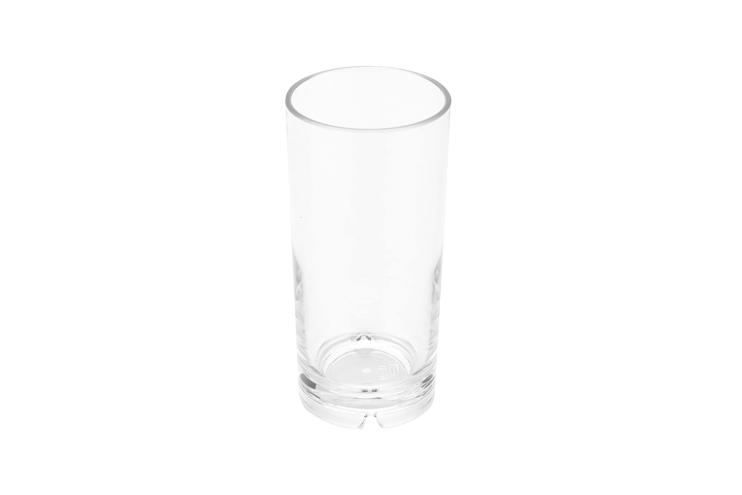 G.E.T. 9-1-SAN-CL-EC Cheers BPA-Free Plastic Highball Glasses, 9 Ounce, Clear, Small (Set of 4)