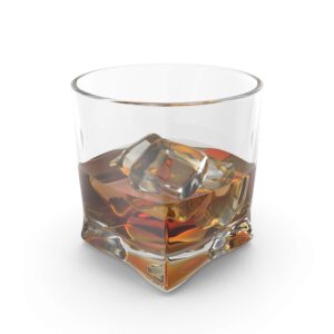 Engraved Whiskey Rocks Glass with Custom Personalized Text