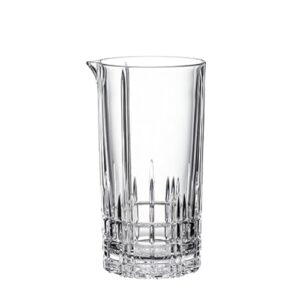 Spiegelau Perfect Mixing Glass - Large European Crystal Cocktail Glassware, Dishwasher Safe, 26.5 Oz - Set of 1