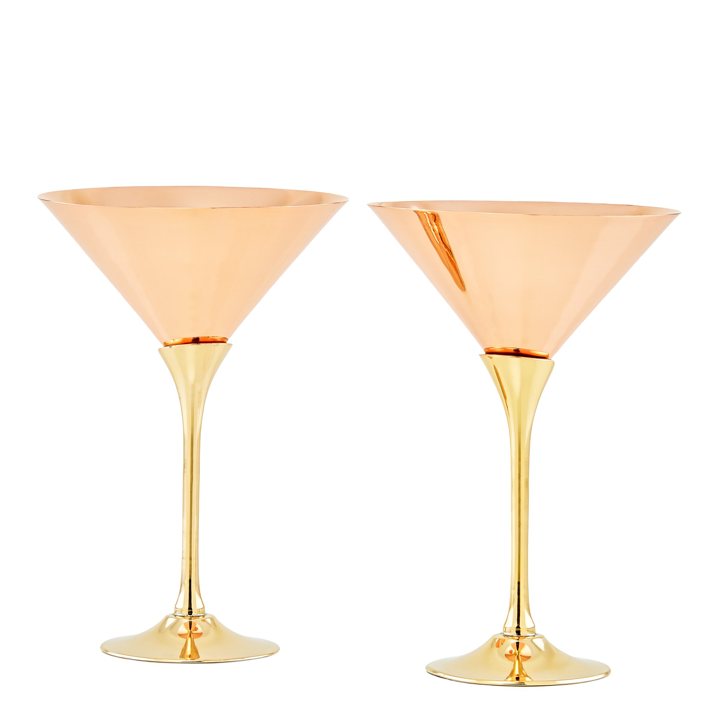 Old Dutch Martini Glasses, 9 Oz, Copper