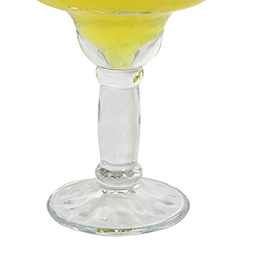 Margarita Glass Yucatan Style Set of 2-13.5oz Uniquely Shaped, Thick Stems, An Elegant Appeal! Their Bold Sombrero-Inspired Shape Takes You South-of-the-Border. Sturdy Glasses are a Classic Choice 2