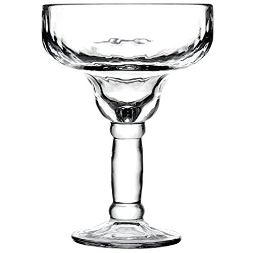 Margarita Glass Yucatan Style Set of 2-13.5oz Uniquely Shaped, Thick Stems, An Elegant Appeal! Their Bold Sombrero-Inspired Shape Takes You South-of-the-Border. Sturdy Glasses are a Classic Choice 2