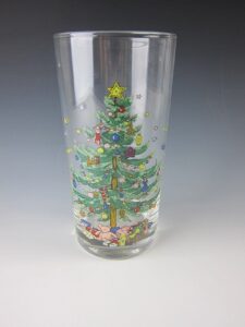 nikko glassware happy holidays highball glass(es) excellent