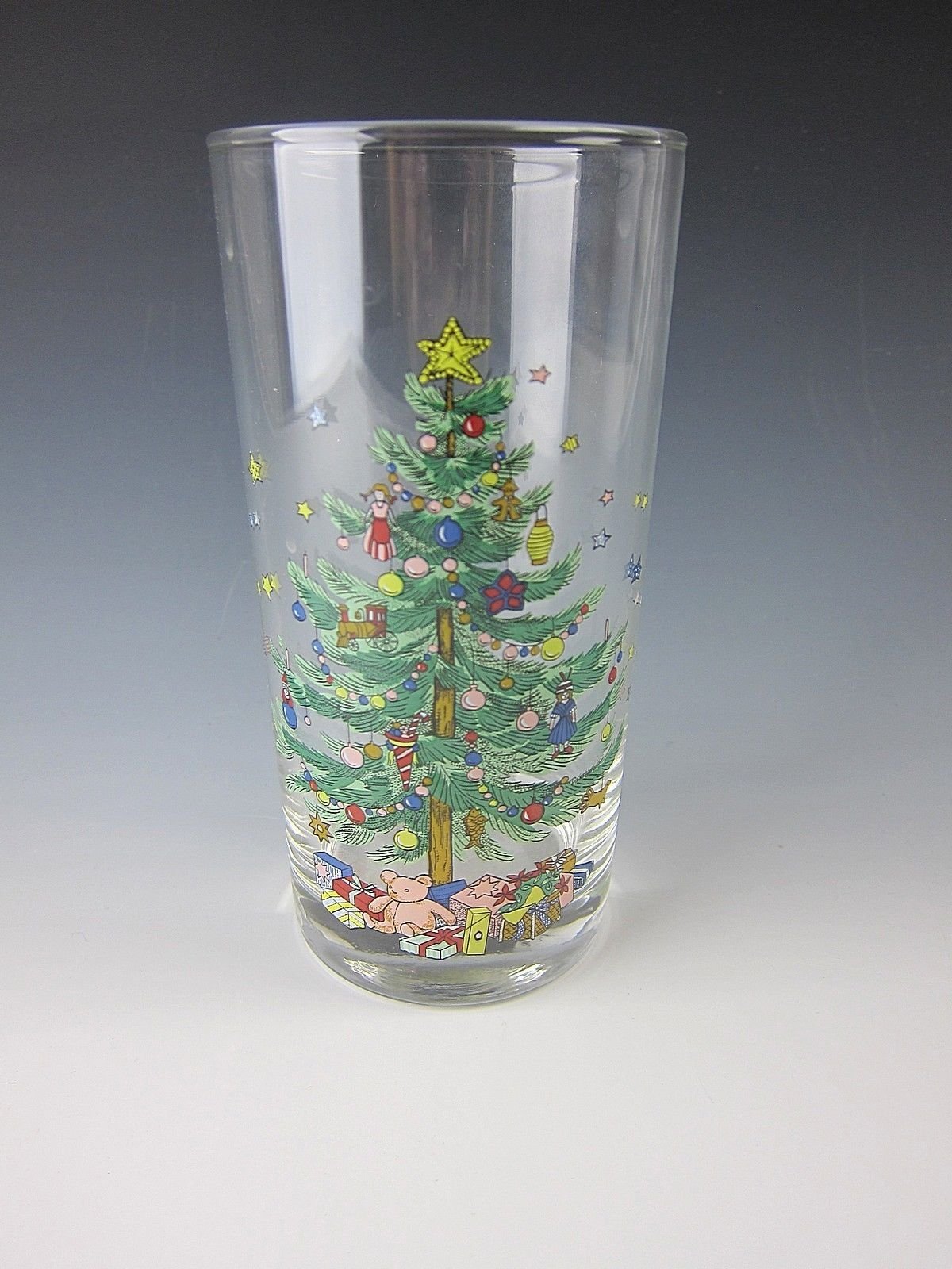 Nikko Glassware HAPPY HOLIDAYS Highball Glass(es) EXCELLENT