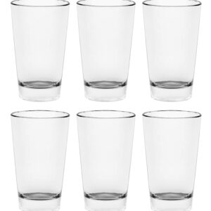 Barski - European Glass - Hiball Tumbler- 13.5 oz. - Set of 6 Highball Glasses - Made in Europe