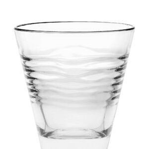 Barski - European Glass - Double Old Fashioned Tumbler Glasses - Uniquely Designed - Set of 6-10 oz. - Made in Europe