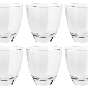 Barski - European Glass - Double Old Fashioned Tumbler - Uniquely Designed - Set of 6-12 oz. - Made in Europe