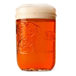 lagunitas 16 ounce mason jar glasses, set of 2