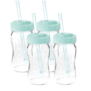 Ball Sip and Straw Spiral Mason Jars, 16 oz (Set of 4)