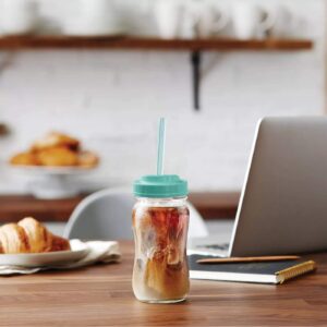 Ball Sip and Straw Spiral Mason Jars, 16 oz (Set of 4)