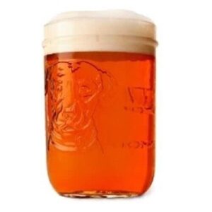beer snob barware lagunitas signature mason jar - 16 ounce - set of 4