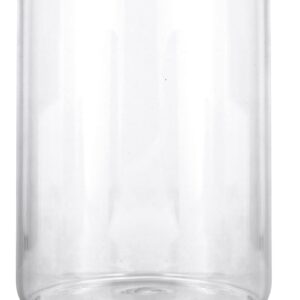 JUVITUS 10 FL oz Clear Cylinder Glass Tall Highball Glass Tumbler (2 Pack)