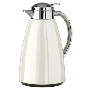 tefal campo jug, stainless steel, white, 1 litre