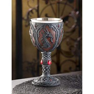 Dragon Crest Royal Dragon Goblet, 1 Count (Pack of 1), Multicolor