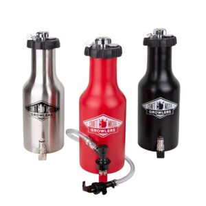 Craft Master Growlers 64 oz Eco Travel Growlveller Black